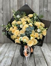 Букет цветов из:  Розы и Лизиантусы #REPLACE_PRED# Летней Ставке