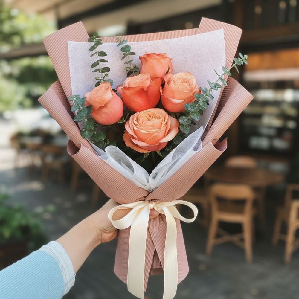 Букет цветов из: Розы в Летней Ставке