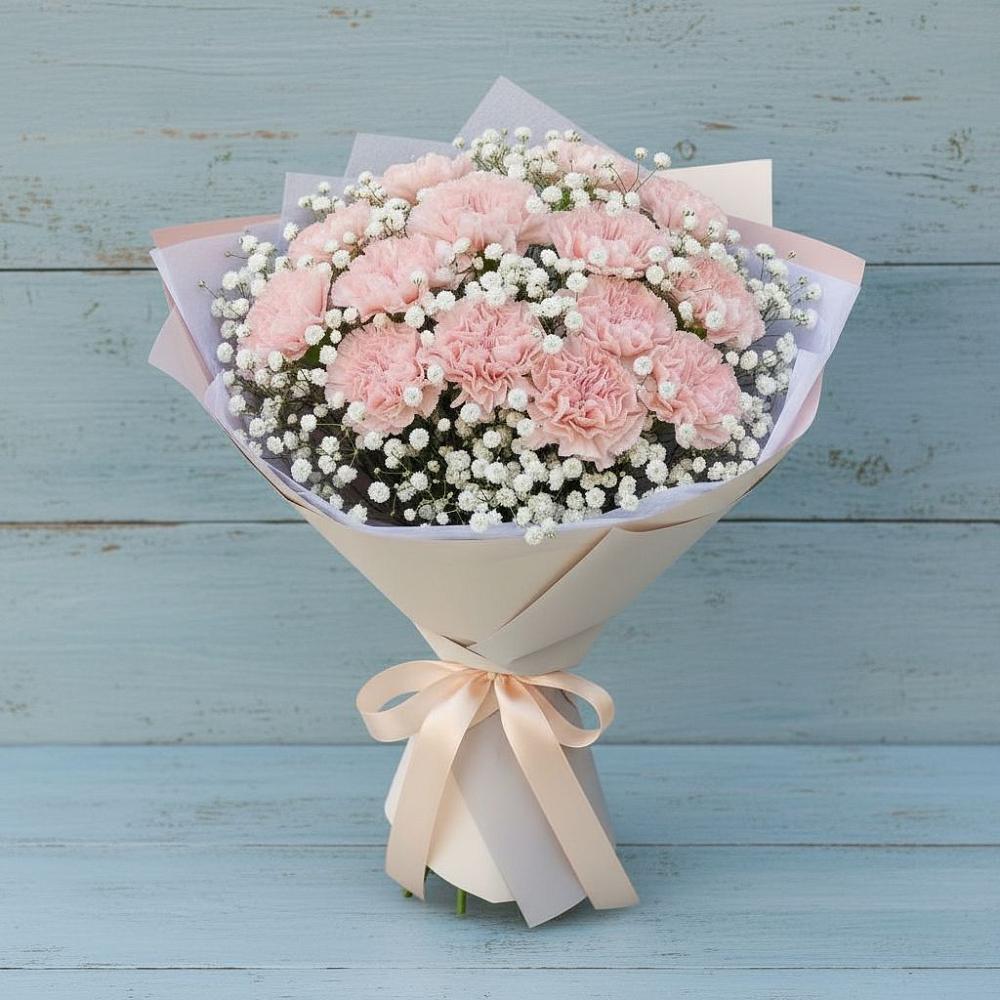 Букет цветов из: Гвоздики в Летней Ставке