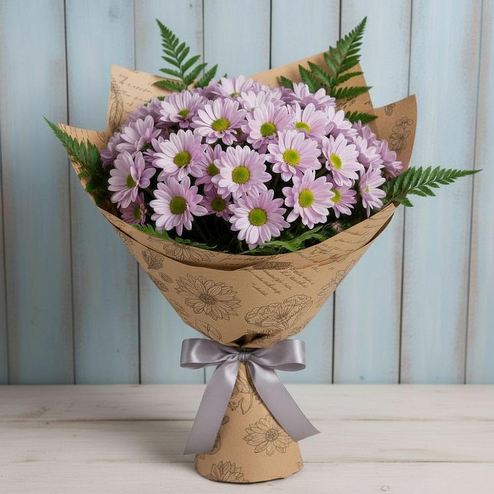 Букет цветов из: Хризантемы в Летней Ставке