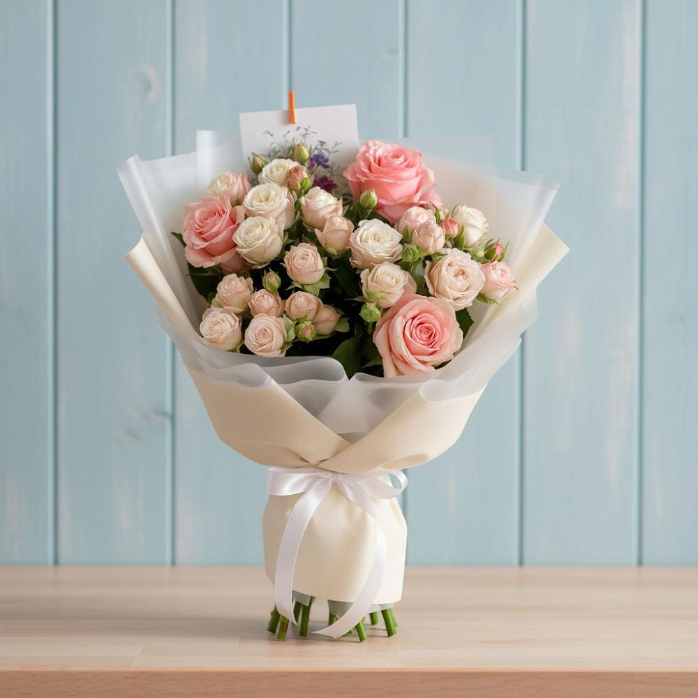 Букет цветов из: Розы в Летней Ставке