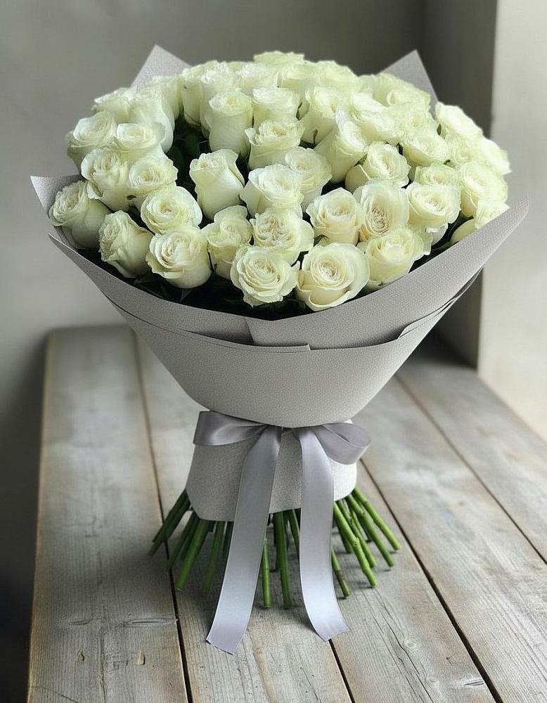 Букет 35 Белых роз в Летней Ставке