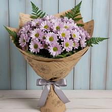 Букет цветов из:  Хризантемы в Летней Ставке
