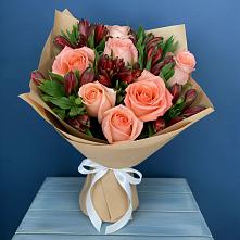 Букет цветов из:  Розы и Альстромерии в Летней Ставке