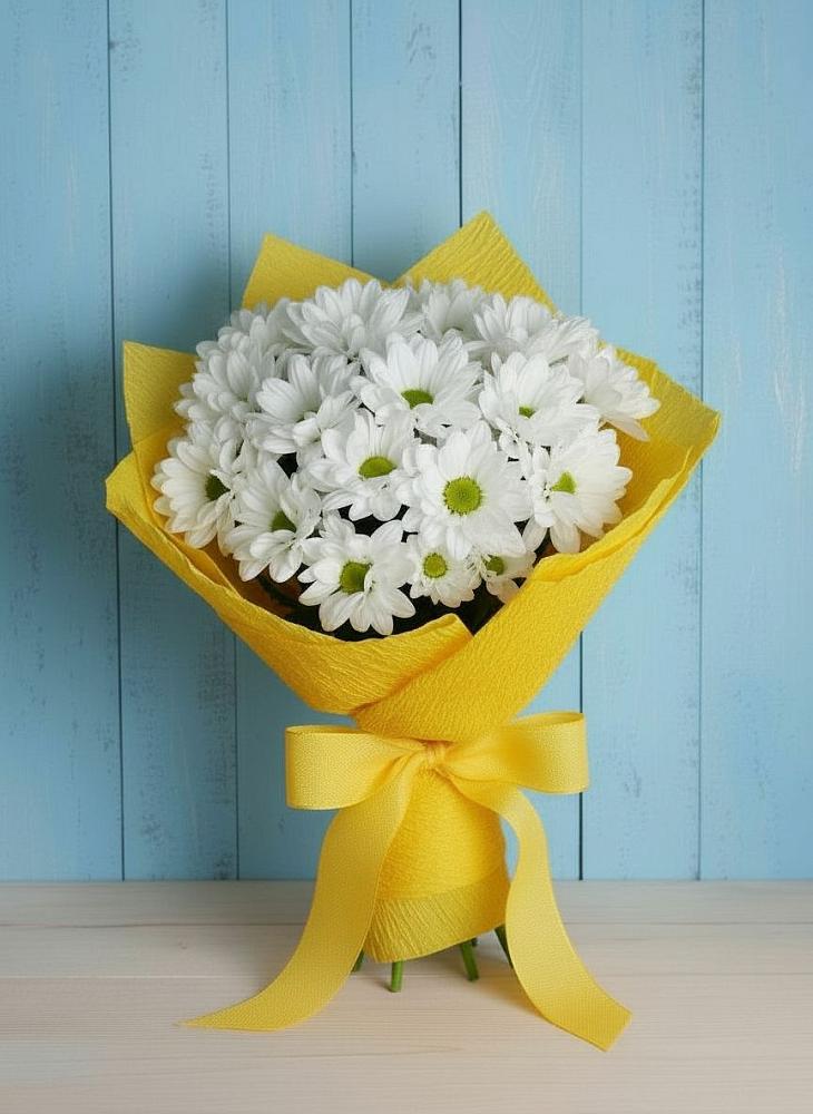 Букет цветов из: Хризантемы в Летней Ставке
