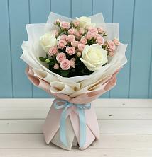 Букет цветов из:  Розы в Летней Ставке