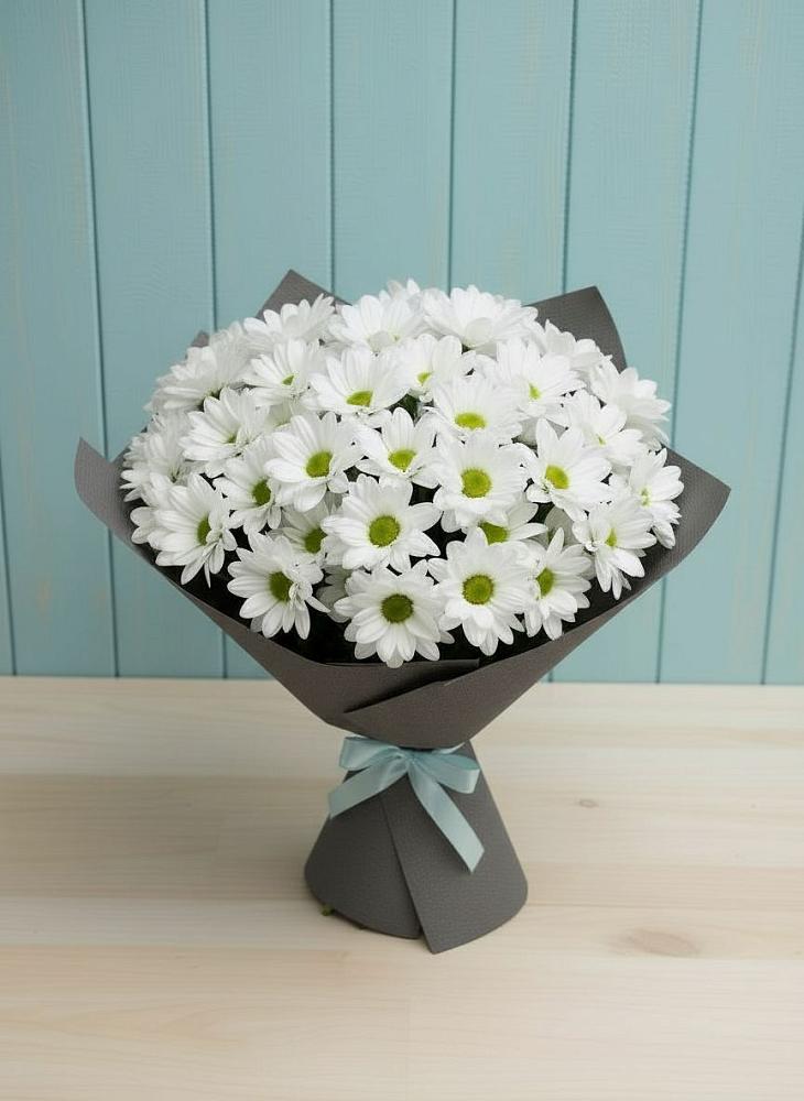 Букет цветов из: Хризантемы в Летней Ставке