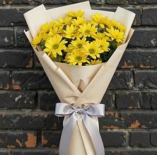 Букет цветов из:  Хризантемы в Летней Ставке
