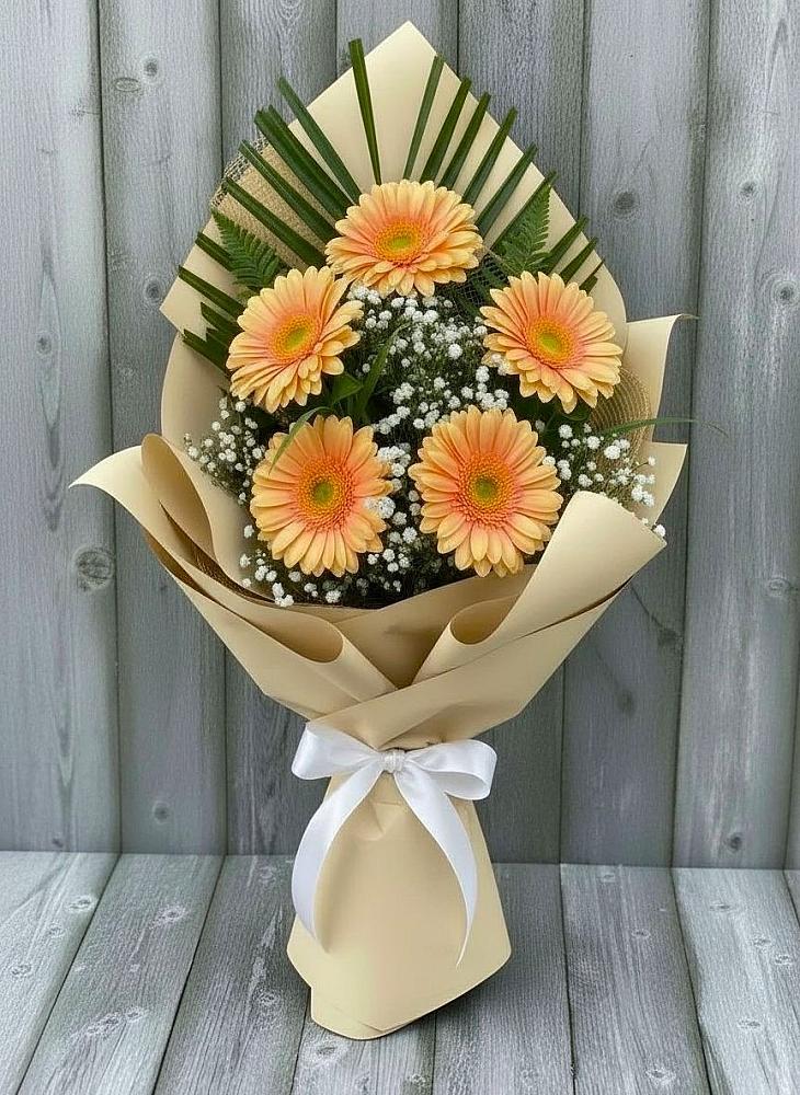 Букет цветов из: Герберы в Летней Ставке