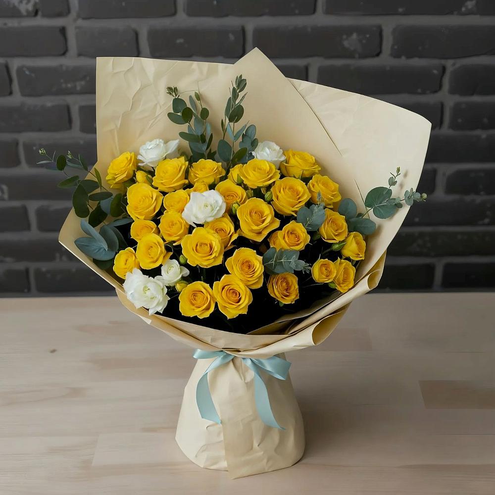 Букет цветов из: Розы в Летней Ставке