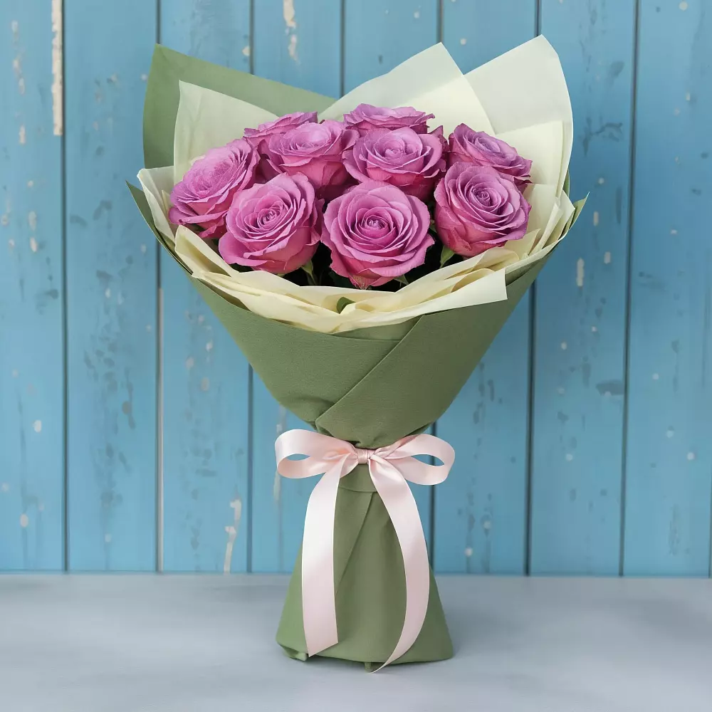 Букет Розы Фёрст Леди в Летней Ставке