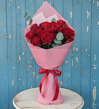 Букет цветов из:  Розы #REPLACE_PRED# Летней Ставке