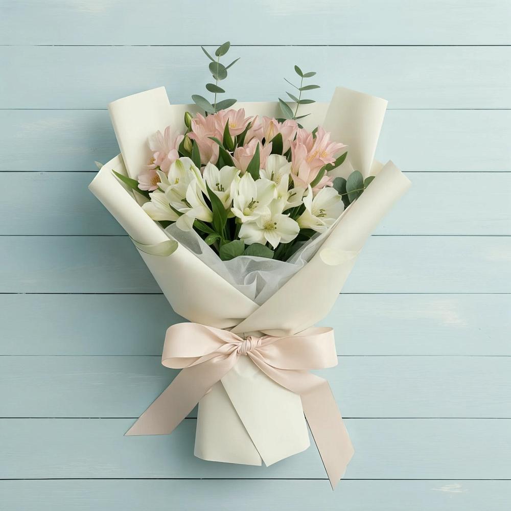 Букет цветов из: Альстромерии в Летней Ставке