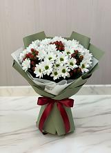 Букет цветов из:  Хризантемы в Летней Ставке